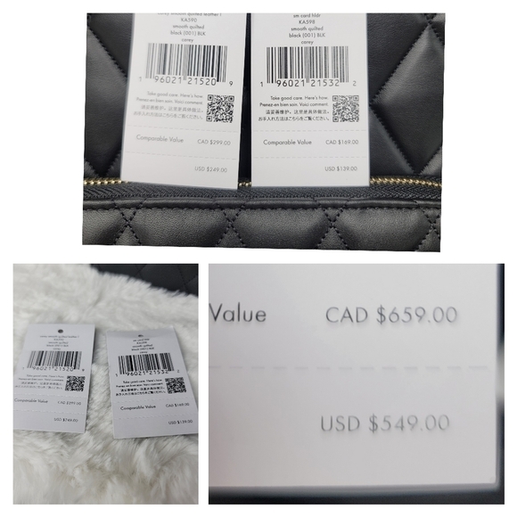 NWT Kate Spade New York 3 PCS Set Shoulder Bag Purse Designer Handbag Tote ++ - Picture 6 of 13